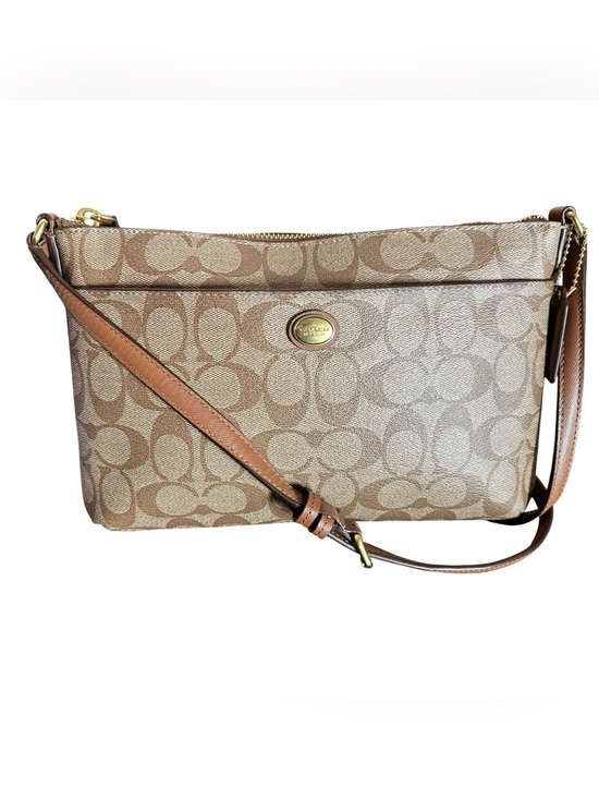 Coach Handbags - Coach Peyton East West Signature Canvas Swingpack Crossbody